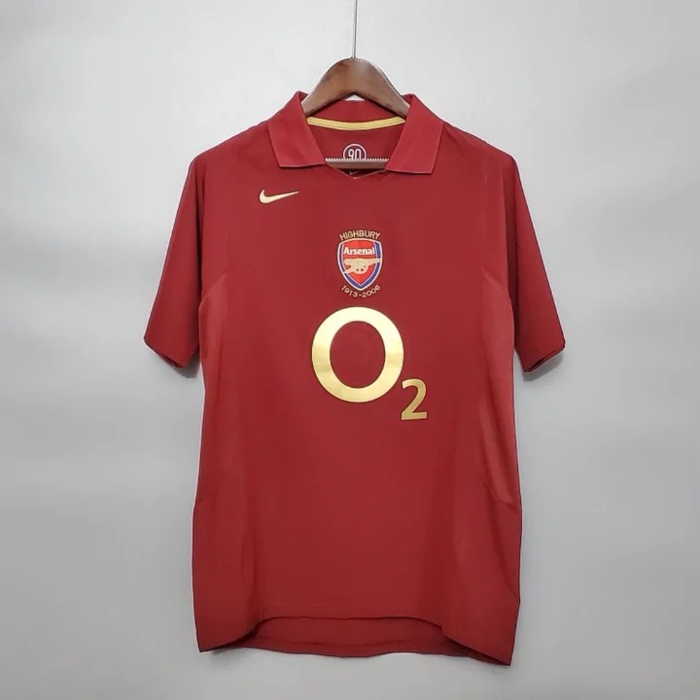 Authentic 2005/2006 Retro Arsenal Home Football Jersey